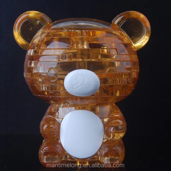 creative gift diy 3d stereoscopic crystal puzzle