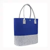 Custom Logo Foldable Casual women Fashion Eco Friendly Shopping Felt Tote Bag Handle bag