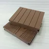 Anti cracking and water-proof solid wpc decking outdoor project