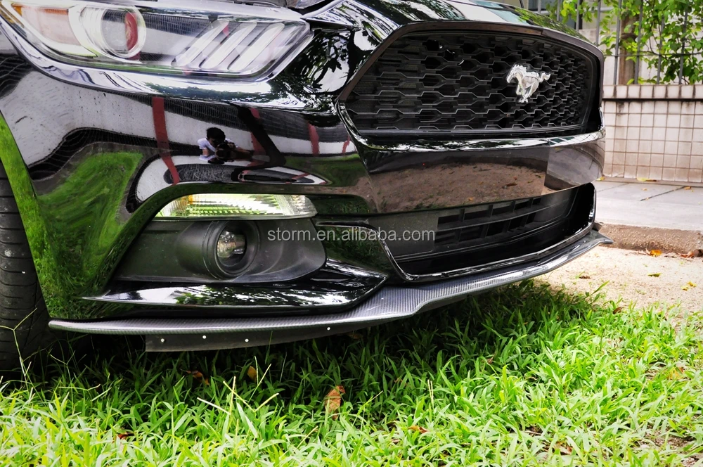 2015 Mustang Front Bumper Lip Carbon Fiber Mustang Parts For Ford a.JPG