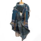 High Quality polyester Ladies Winter bufanda Scarf Shawl