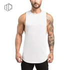 100 Cotton Plain Gym Stringer Men Custom Print Tank Top