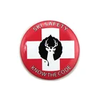 Factory To Custom Tinplate Button Metal Pin Badge With Colorful Logo Badge