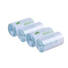 100% Compostable PBAT plastic garbage bag on roll