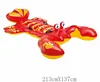 PVC material lobster rider child inflatable play water products