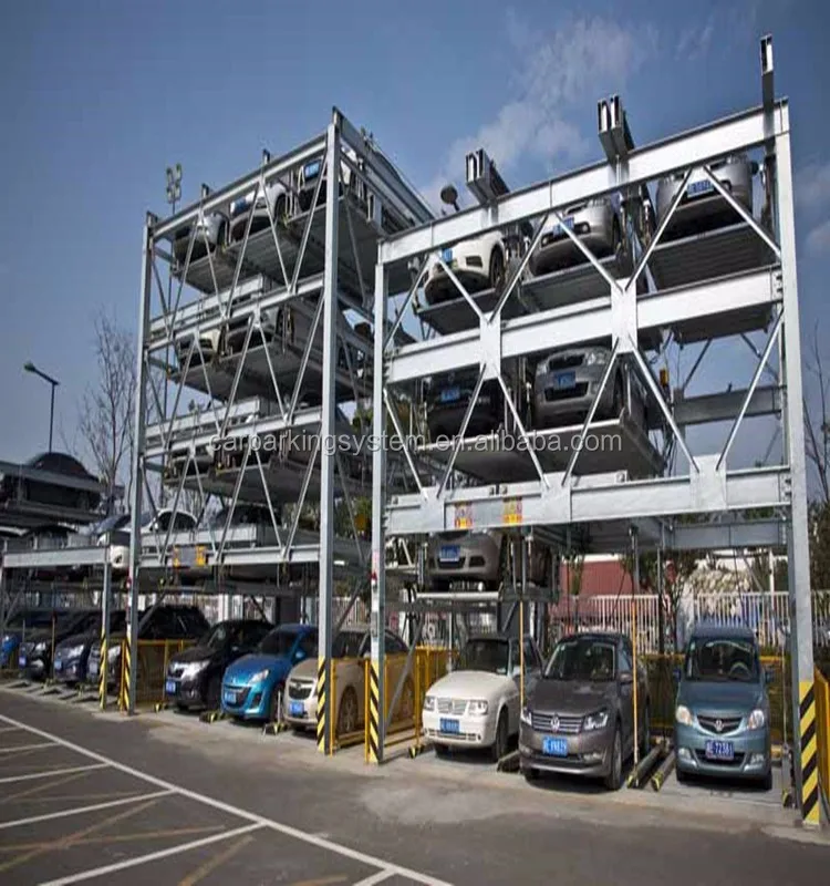 auto parking system multi-level puzzle car storage vehicle parking lift system