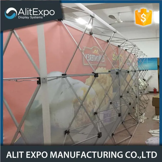 High quality custom colorful display fabric banner on alibaba top manufacturer