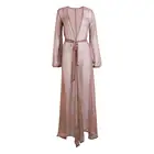 Summer Hot Sell Women Long Sleeve Swimwear Cover Up Beach Dress