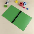 Mixed color 30 rings pp a4 clip file folder custom made folder