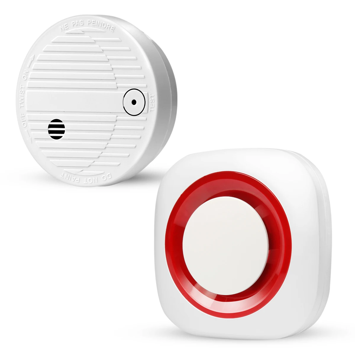 New Design Portable Intelligent GSM Smoke Sensor Alarm System with Fire Cigarette Sensor Alert Kit for Home Safty