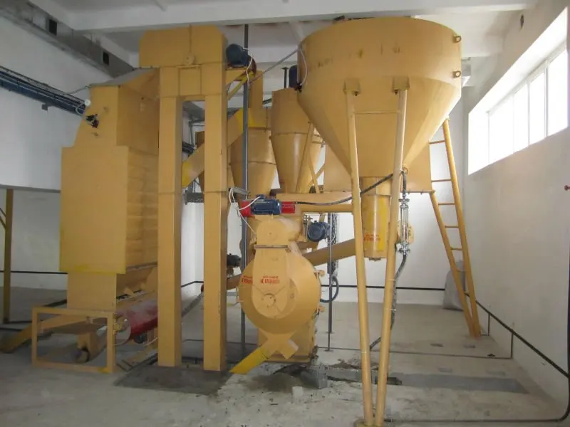 equipment for a biomass granulation