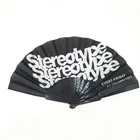 Plastic Fan Plastic Fan 23 Cm Custom Printing Plastic Hand Fan With Polyester