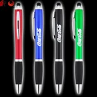 NEW led pen with logo light,ballpoint stylus pen