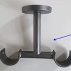 19/19 Side Ceiling Double Curtain Bracket