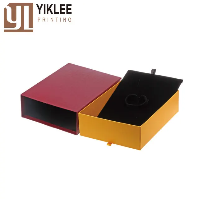price fancy paper jewelry gift packaging box paper slider drawer