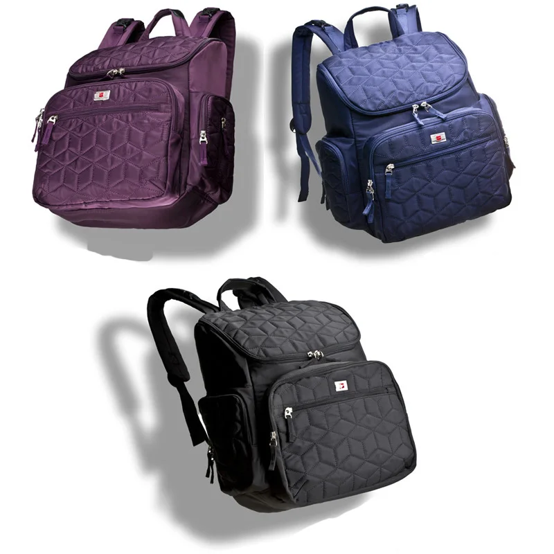 Baby Diaper Bags Anti Theft Multifunction Nappy Pad Mummy Travel Baby Care Milk Bottle Insulation Bag Portable Backpack BB6013 (5)