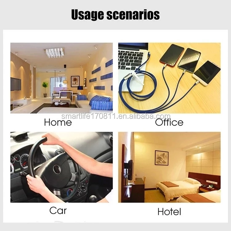 Sales promotion round retractable charger cable - ANKUX.COM