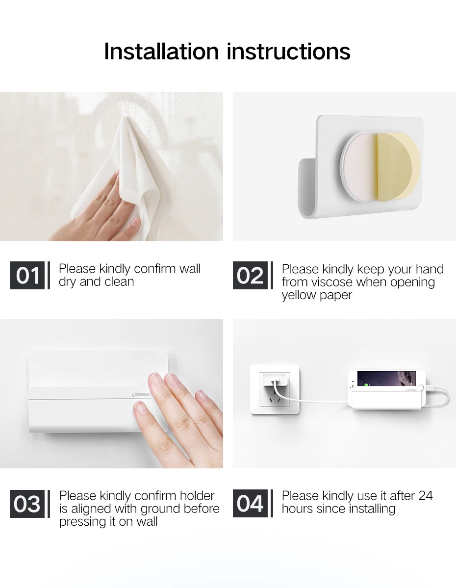 ugreen wall phone holder (7)