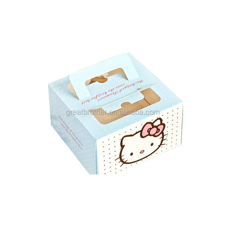 custom lovely small cake paper box