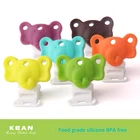Bpa free silicone pacifier holder clip/ wooden pacifier clip/ silicone baby teether toy