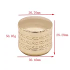 Customized design engraved lids glass bottle stopper with safety cap