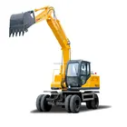 JG-130 hydraulic wheel excavator for construction machine factory price for sale