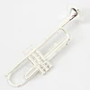 OEM Professional Brass Body Silver Plated Bb Trumpet