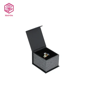 custom design printed jewelry packing box magnetic closed small