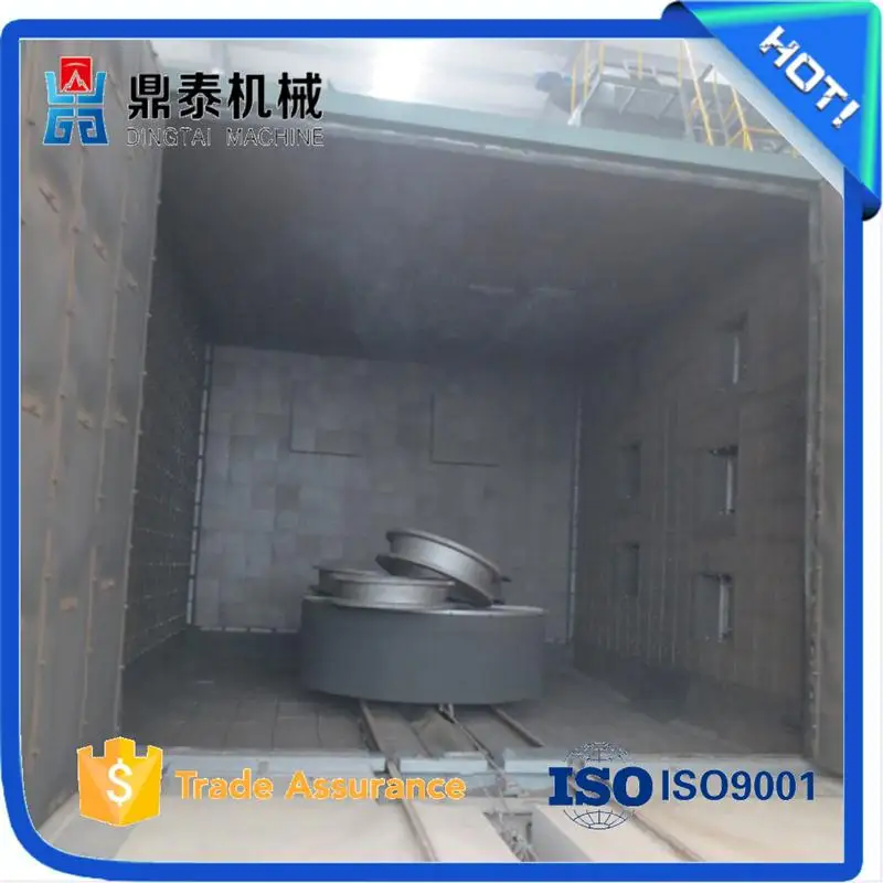 Middle and large forging parts car type shot blasting machine,derusting cleaning equipment,remove oxide skin equipment