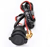 High Quality Waterproof 12V Power Socket Car Boat Motorcycle Cigarette Lighter Plug WIth 1.5m Wire Used For Motorcycle/Car
