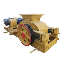 Double roller crusher for coal chemical slag clay limestone