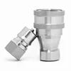 KZF 1/4 inch BSP/NPT Thread female /male 304 stainless steel hydraulic quick connect couplings &quick disconnect coupler