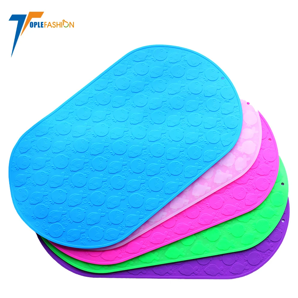 Fast Drying Baby Silicone Non Slip Bath Mat With Suction Cup Buy