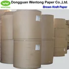 Recycled wrapping brown kraft paper roll manufacturers