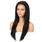 Human lace front wig free sample hair part