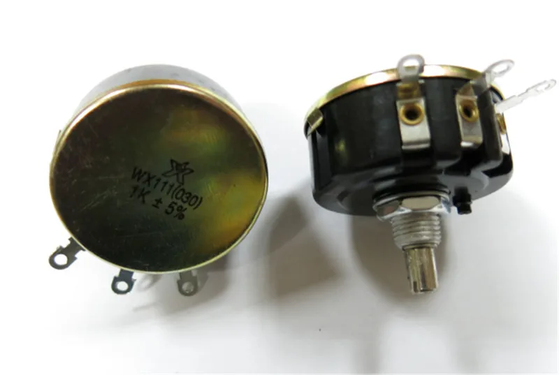 10pcs WX111(030) 1K Ohm Resistance Electrical Wirewound Potentiometer