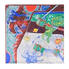 2019 New Arrival Luxury Branded Silk Scarf Square Printed Satin Hijab
