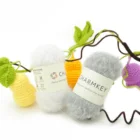 Charmkey fancy yarn butterfly/eyelash yarn for knitting scarf
