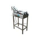 small piston pneumatic liquid filling machine for ointment / honey /oil /cream