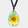 QNC-18 Custom Pendant Personalized 1 Dollar Flower Necklace