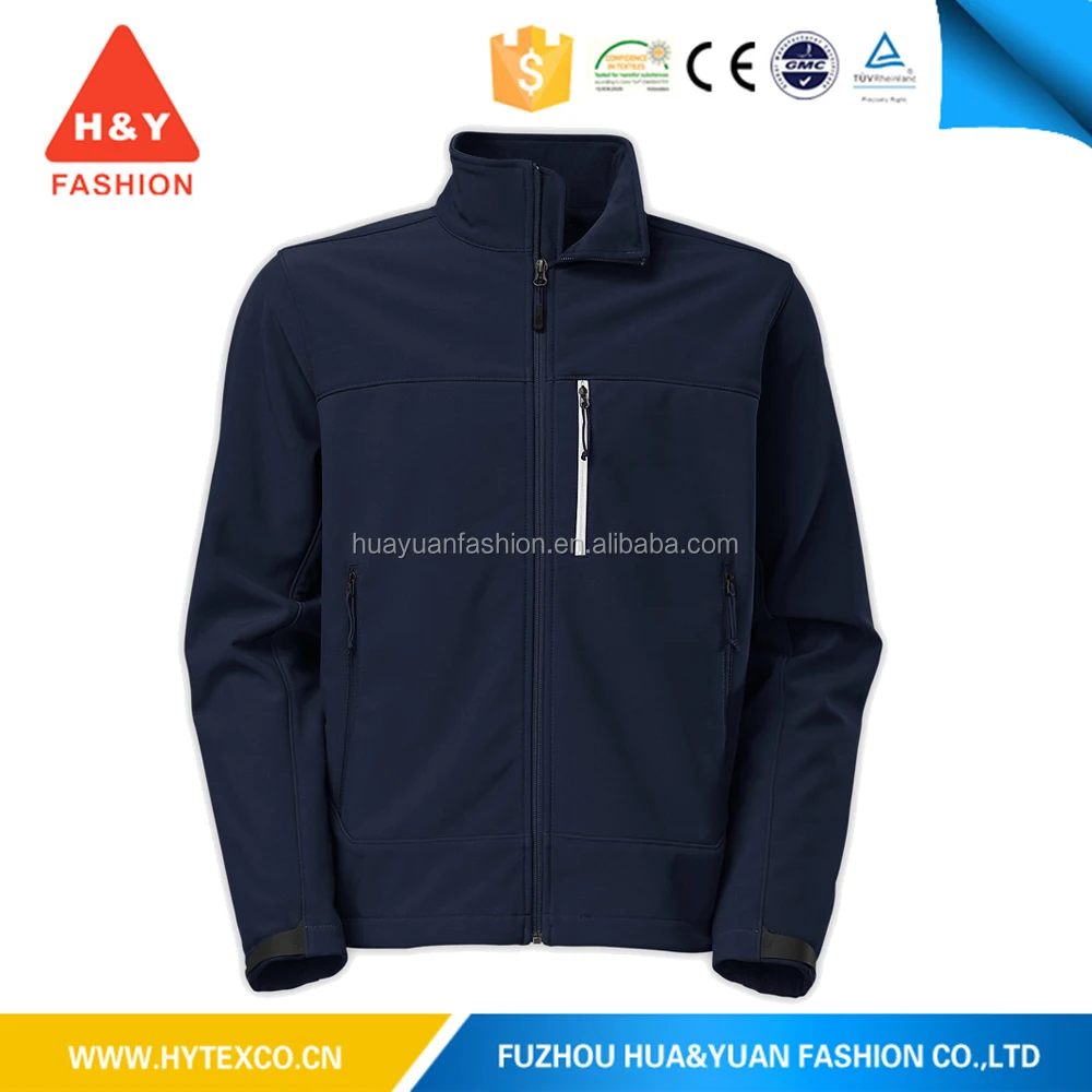 Men's Waterproof Fabric Softshell Jacket//100 Polyester Soft Shell