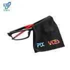 Custom made printed microfiber eyeglasses cleaning cloth
