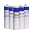 One component thermal conductive adhesive non-fluid white RTV silicone rubber