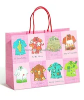 printed wholesale factory cheap shopping paper bag for gift