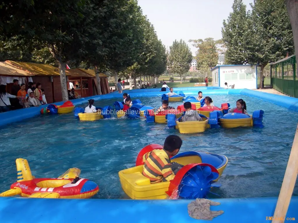 2018 Hot children or kids paddle boat inflatable pedal boat for swimming pool