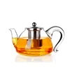 Customized Durable Handblown Borosilicate Glass Tea Pot Set