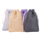 Factory Direct Sell Drawstring Small Nylon Mesh Gift Bag
