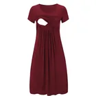 Maternity Dresses Maternity Pregnant Sleeveless Solid Straight Dress Casual maternity Clothes Dress for pregnant