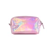 New style waterproof durable holographic laser gold silver pink cosmetic bag