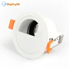 Recessed aluminum led indoor cob smd recessed lighting kit mr16 gu10 round led down lamp housing cover